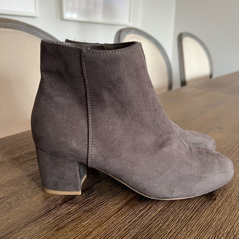 Call It Spring Taupe Ankle Booties